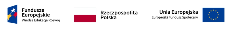 Baner informacyjny o środkach unijnych. Logotyp fundusze europejskie, flaga Polski, flaga Unii europejskiej